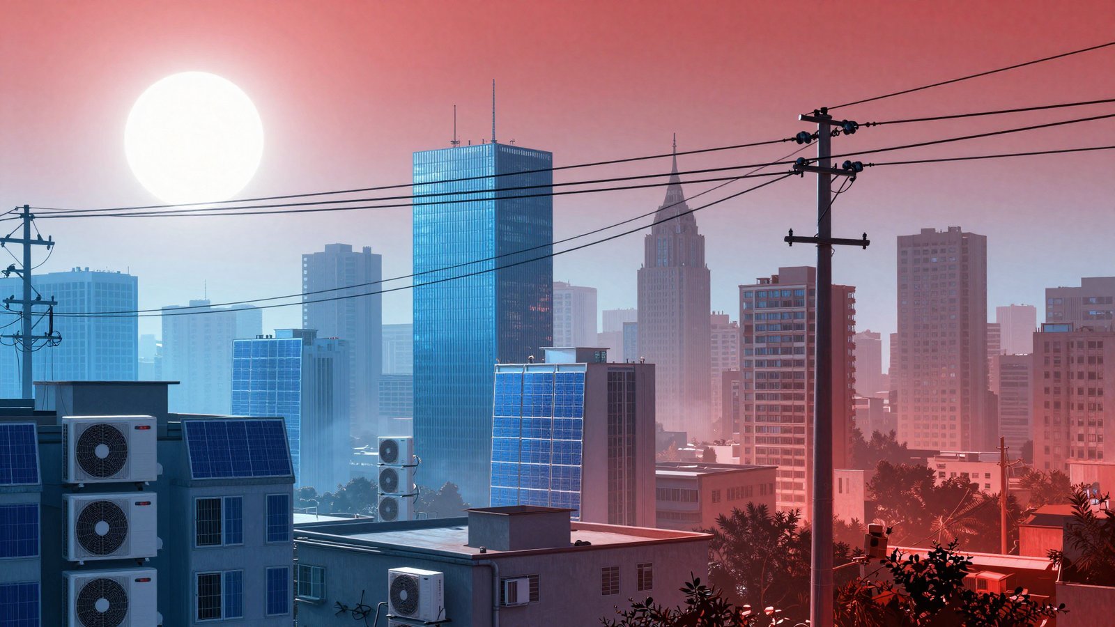 Air conditioning is saving lives this summer. It is also deepening the crisis