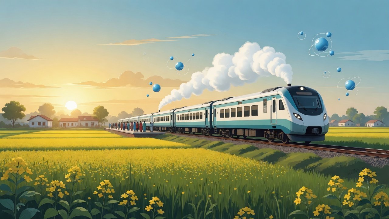 India's First Hydrogen Train: Jind-Sonipat Daily Service Cleared