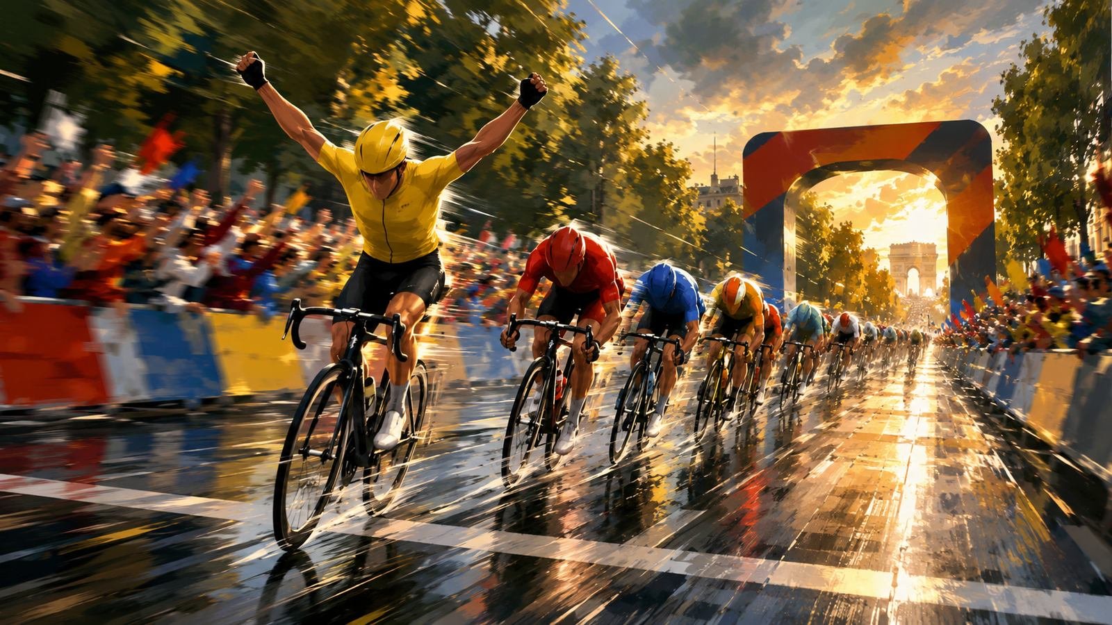 Last to first: Waerenskjold wins the fastest road stage in Tour de France history