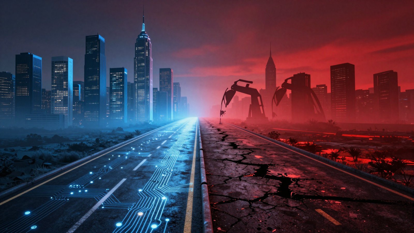 The world economy is not slowing. It is splitting in two